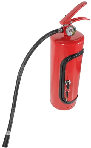 IDEANATEGRATE Scatola Portabottiglie Estintore Metallo Grande, Contenitore per Conservazione Vino e Whisky Supporto, Regalo Vigili del Fuoco per Feste e Compleanni