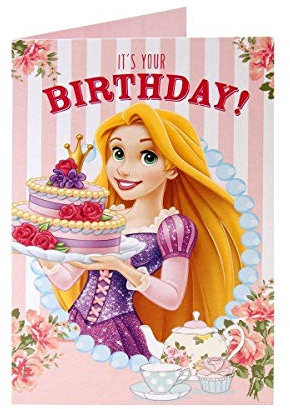 Disney Princess It's your Birthday! Geburtstagskarte für Kuchen