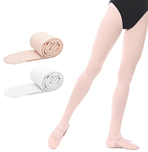 Bezioner Ballett-Tanzstrumpfhose mit Füßen für Mädchen und Damen