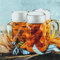20 Servietten Bierkrüge für eine bayrische Mottoparty oder für das Oktoberfest 33x33cm