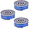 Spares2go Bobine et fil pour débroussailleuse Mac Allister (lot de 3)
