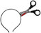 Macabolo Halloween Horror Headbands, Axe Scissor Hammer Pattern Hair Bands Plastic Bloody Headwear for Halloween Party Supplies