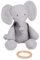 Nattou Spieluhr, Gestrickt, Tembo, 32 x 23 x 8 cm, Grau