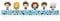 WOW! PODS FRIENDS TV Show Desktop Talkies Gift Set | 6 Fan Favourite Bobble-Heads | Chandler, Monica, Ross, Rachel, Joey & Phoebe | Official Reunion Merchandise