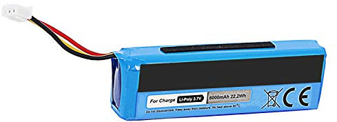 Ersatz Akku kompatibel für JBL Charge/Charge 1 AEC982999-2P AEC 982999-2P Li-Polymer 6000 mAh Batterie 3,7 V