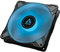 ARCTIC P14 PWM PST RGB - Ventilador de caja PWM de 140 mm con presión estática optimizada, semipasivo: 200-1900 RPM, LED RGB de 12V y 4 pines, Ventilador singular - Negro