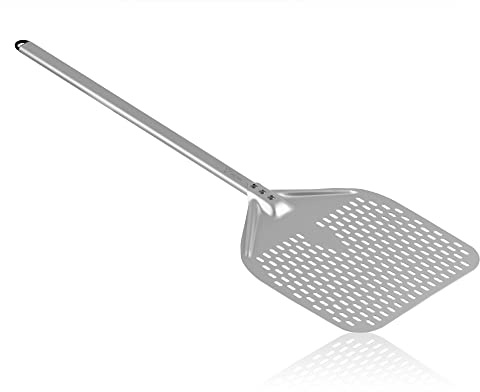 BBQ-TORO Pelle à pizza en aluminium | 30 x 26 cm | Pelle à pizza pour four à pizza | Spatule à pizza | Matériel pro pour pizza, accessoire pour four a pizza, set de cuisson pour pizza maison