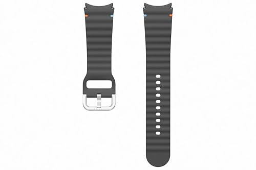 Samsung Sport Band (M/L) ET-SNL31 für die Galaxy Watch7 | Uhrenarmband, Sport Armband, Original Zubehör, elastisch, langlebig, guter Sitz, Dark Gray
