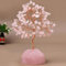 Yttriuny Yttriuny 6.2 In Rose Quartz Crystal Tree of Life,Seven Chakra Tree,Rose Quartz for Positive,Gifts for Women Mom,Handmade Reiki 7 Chakra for Home Office Ornament