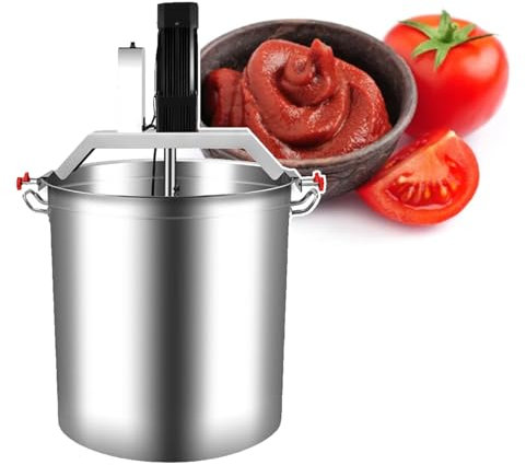 PfannenrüHrer Aus Edelstahl FüR HeißE SoßEn, Multifunktionale Bratpfanne Mit Knoblauch-Chili-SoßE, Vollautomatisches RüHrgeräT,80L-220V
