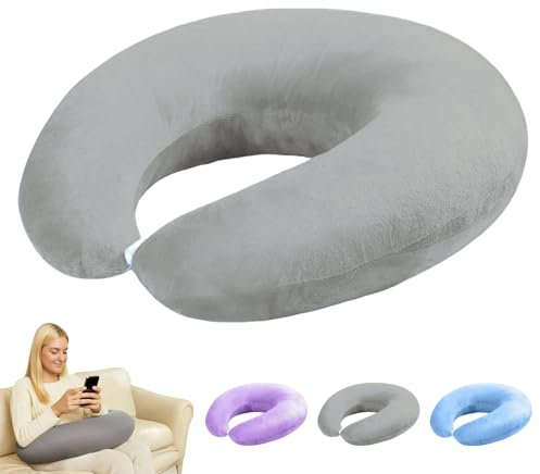Crealis Strickkissen,ergonomisches Crealis Kissen Für Handarbeiten,für Kreative Momente Lese- Und Gaming-Kissen Für Bett Und Sofa - Armkissen Zum Lesen, Spielen, Arbeiten Und Häkeln-C