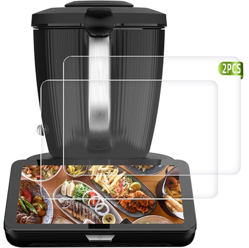 Schutzfolie für Thermomix TM7, 2 Stück Upgrade-Zubehör für Vorwerk Thermomix TM7 Displayschutz, 10 Zoll Schutzfolie, Ultra-Dünn, Kratzfest, Blasenfrei