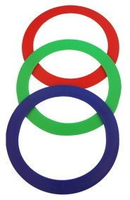 Softee Equipment 0009301 Malabares Juego Aros, Blanco, S