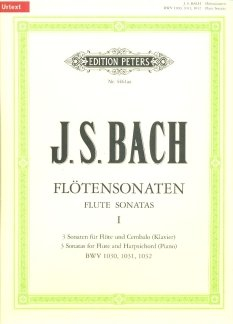 Musikverlag C.F. Peters Ltd. & Co. KG 6 SONATEN 1 - arrangiert für Querflöte - Klavier [Noten/Sheetmusic] Komponist: BACH Johann Sebastian