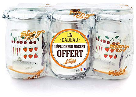 Le Parfait - Pack de 6 Bocaux Super - 1L + Epluche légumes