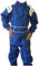 Kids/Children New Karting/Race Overall/Suits Polycoton Indoor & Outdoor (Blue, 140)
