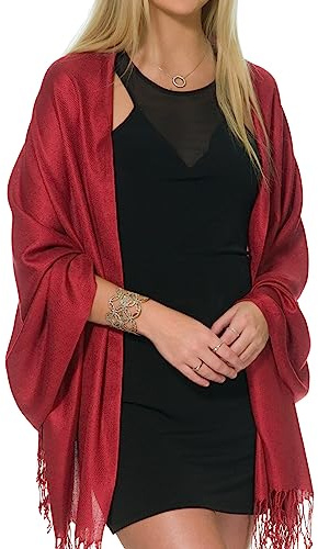 Pashmina-Schals und Wickeltücher für Abendkleider, groß, weich, Pashminas, Hochzeitsschal