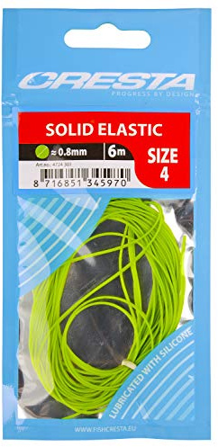 Cresta SOLID Elastic (Gummi) 0,80mm/ 6m NEON Green - Cresta Gummizug