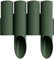 Cellfast Garden Lawn Palisade 4 STANDARD Green, 14.5cm x 2.3m, Wood Texture, UV and Frost Resistant, Colour Durability, 34-042
