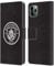 Head Case Designs Officially Licensed Manchester City Man City FC Black White Outline Badge Leather Wallet Case Compatible With Apple iPhone 11 Pro Max