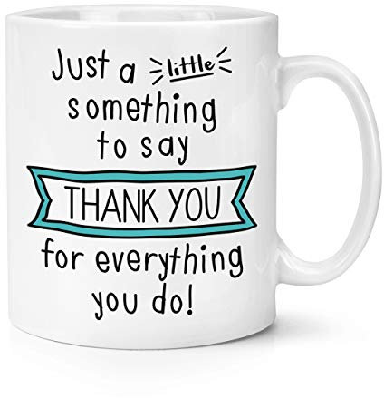 Just A Little Something to Say Thank You for Everything You Do 10oz Mug Cup