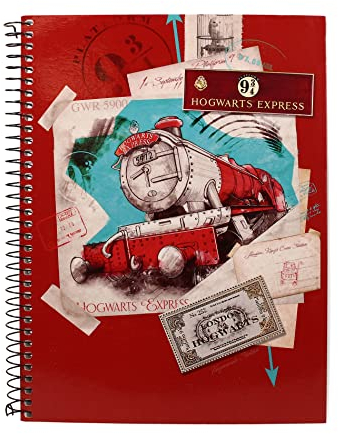 SD Toys Hogwarts Express Harry Potter, A5 Notizbuch, Erwachsene, Unisex, Mehrfarbig, 15 x 21, SDTWRN24050, bunt, 15x21