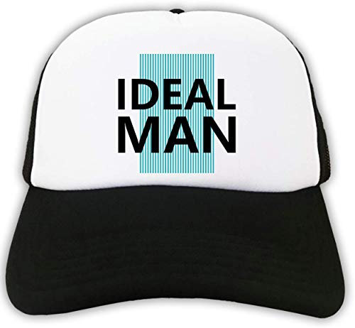 Ideal Man Blue Line Art Trucker Cap