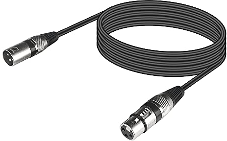 3 Pin Dmx Cable Dmx Lighting Cable, Dmx Cables 3m 10ft Female to Male XLR Cable, Mic Leads XLR Cables XLR Wire for Stage Lights or DJ Mixer System Dmx Wire Signal Connection
