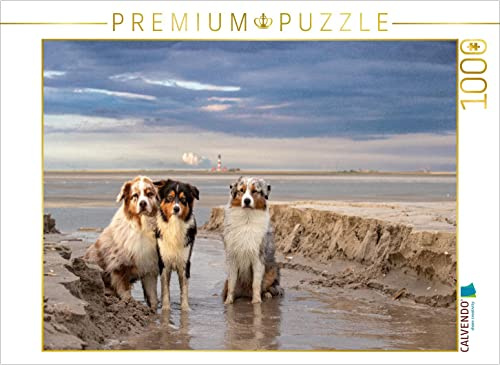 CALVENDO Puzzle EIN Motiv aus dem Kalender Australian Shepherd 2022 1000 Teile Puzzle quer | Lege-Größe cm Foto-Puzzle für glückliche Stunden