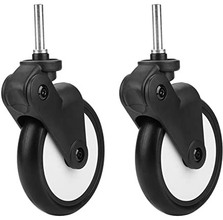 WinmetEuro Zubehör für das Kinderwagenrad, praktisches Kinderwagenrad mit 360-Grad-Drehung für Yoya für Kiddopotamus für Chbaby (ein Paar Vorderräder)