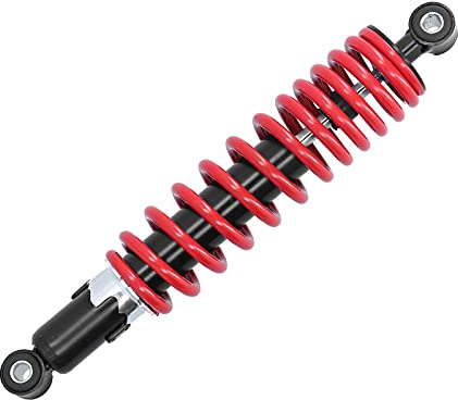 320mm Motorrad Stoßdämpfer Aluminiumlegierung Federdämpfer 10mm Loch Fahrrad Hinten Gallenfeder Stoßdämpfer Dämpfer für ATV, Motorrad, Geländewagen, Moped
