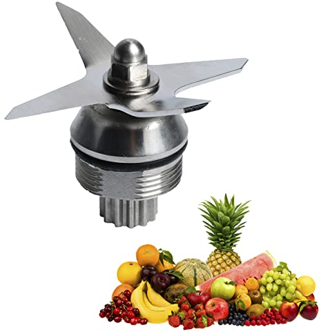 Professionelle Nassmixer Klinge, Premium Edelstahl Material Mixer Messer Zubehör Kompatibel für Vitamix 32oz/64oz Container 5200 Serie Ersatzteil
