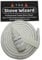 The Stove Wizard White Stove Rope Kit 8mm x 2.5m Long with Large 50ml Super Seal Adhesive Flues Glass Door Seals Multi fuel Wood Log Burning Stove Fires Replacements Made In The UK