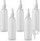 PQPAUTY 5 Piezas Pequeño 250ml Botella de Spray Plástico PET Vacías Transparentes con Bomba en Spray Transparentes de Niebla Atomizador para Perfume Viaje Artículos de Agua Cosmético, 1 Pieza Embudo
