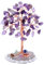 FANNAS Arbre de Vie, Amethyste Chakra Cristal Arbre Cristaux, Reiki Pierres Précieuses Guérison Bonsaï Ornements Salon Décoration, Accessoires de Décoration Intérieure pour Guérison des Chakras