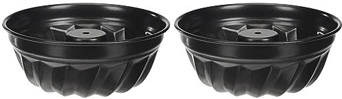 IBILI MOLDE SAVARIN Moka 12 CMS, Stainless Steel, schwarz, 12 x 12 x 5 cm (Packung mit 2)