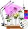 Lampada per Piante,Lampada Coltivazione Piante,LED Piante Indoor,Lampada per Piante da Interno con Timer Automatico 3H/9H/12H,GrowLight Full Spectrum,Lampada Crescente 3 Modalità 10 Luminosità