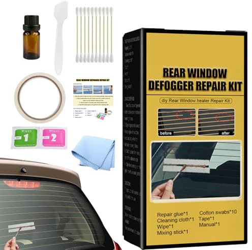 Kit De Réparation Dégivrage - Désembueur Lunette Arrière | Kit De Réparation De Grille De Fenêtre De Dégivreur | Kit De Réparation De Lunette Arrière, Kit Réparation Puce Lunette Arrière