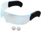 VALICLUD Leuchtende Gläser Spielzeug Geführte Visierbrille Leuchtende Brillen Brille Beleuchten Futuristische Brille Partybrille Brille Im Futuristischen Stil Acryl Sonnenblende Mode