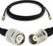 20m TNC Stecker auf TNC Buchse RG58 Koaxialkabel — TNC Verlängerungskabel 20 Meter Jumper Kabel (50 Ohm) — Schwarz Antennenkabel für HAM Radio CB Funk WIFI Antenne