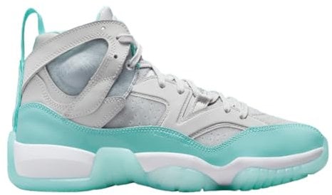 Nike Jumpman Two Trey Damenschuhe (DR9631-004, Neutralgrau/Bleached Aqua-White), Neutralgrau/gebleichtes Aqua-Weiß, 39 EU
