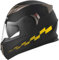 Generisch Set mit 2 Aufklebern, Streifen für Rennsport, Speed, Pfeil, Band für Motorradhelm, Tank, Koffer, Universalnummer 2223 (091 Gold)