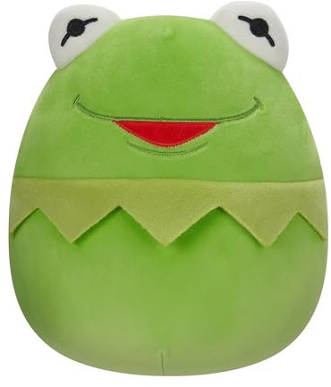 Squishmallows SQDI00645 - Kermit der Frosch 25 cm, offizielles Jazwares Plüsch, superweiches Kuscheltier