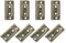 QUARKZMAN 8Stk 2x1 Tür Scharniere Ohne Einsteckschloss Kein Geräusch Falttür Scharniere Beschichtung für Schränke Möbel Fenster Garderoben Grün Bronze