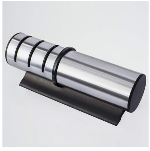 Afilador de cuchillos, Afilador de cuchillos de tres ruedas: afilador de cuchillos de cocina con ruedas de diamante y cerámica for restaurar hojas afiladas