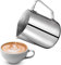 Pot à Lait De 350 ml En Acier Inoxydable - Pichet à Lait Portable Avec Mesure Mark 350 ml Barista - Pichet à Lait Pour Cappuccino, Latte Art, Expresso - Parfait Pour Les Amateurs De Café