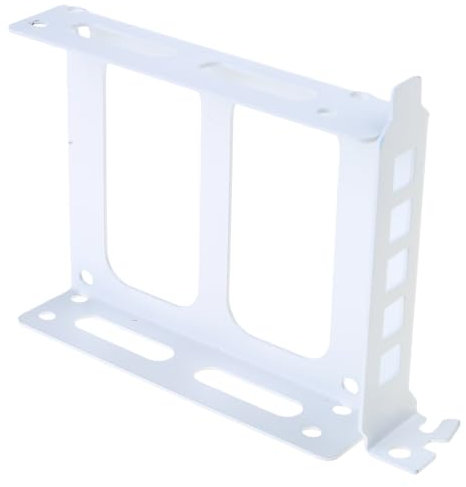 Soporte de montaje de disco duro de 6.3 cm/8.9 cm con ranura de metal, soporte de montaje en panel trasero, bandeja adaptadora de discos duros, soporte de montaje SSD