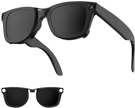 HIBLOKS Clip polarizado para Ray-Ban Meta Wayfarer, clips de decoloración compatibles con Ray-Ban Meta Wayfarer para proteger tus ojos