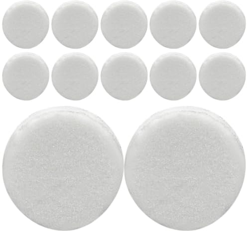 Nagelschleifscheiben 400 Mesh aus Korund, Weiß, 50 Stück | Maniküre Schleifscheibe, zum Trimmen der Nagelhaut und Reinigen unter Nagel, Einfache Struktur