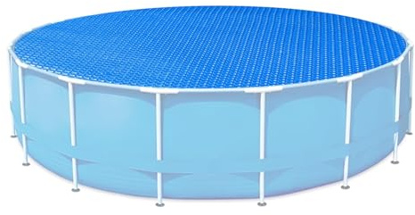 Générique Bâche Solaire Piscine | Rond,Retention de Chaleur - Couverture Chauffante pour Piscine pour Maisons, Copropriétés, Campings, Jardins, Terrains de Jeux